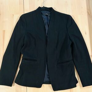 J.Crew 365 Black Open-Front Blazer | Size 4 | Professional Minimalist Office
